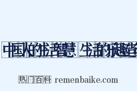 中国人的生活智慧·生活的乐趣造句是什么意思的图片